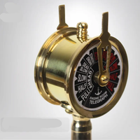 Décor Steampunk nautique de télégraphe de navire en laiton personnalisé pour barre de salle des machines de bureau de capitaine ou affichage de bureau