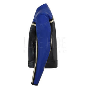 2025 nouvelles vestes en cuir de moto fabriquées au Pakistan vêtements de moto course veste de moto en cuir - Product Image 3