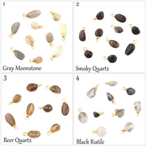 Encontrar joyería suave caída natural azul encaje ágata DIY conector chapado en oro forma irregular conectores colgantes de fianza única - Product Image 6