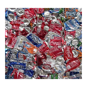 Bale pressée canettes de boissons usagées UBC déchets d'aluminium matériaux propres et secs pour le recyclage et la fusion - Product Image 1