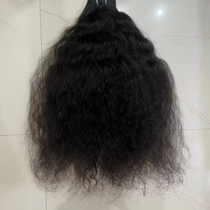 ผมมนุษย์ทำจากด้ายย้อมสองชั้นสำหรับฟอกสีผมคนผมธรรมชาติธรรมชาติบริสุทธิ์จากผมชาวอินเดีย - Product Image 1