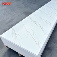 KKR zéro silice Luxury Calacatta Engineered Stone: des dalles durables pour des comptoirs et des panneaux muraux élégants