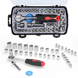 40 PCS Socket Set Practical Motorcycle Bicycle Auto Repairs Tool Set Household Hardware Tools