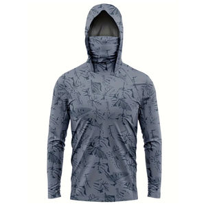 Custom Latest Design <b>Long</b> <b>Sleeve</b> Quick Dry Customize Sublimation Plain Fishing Hoodies Jersey Uv Fishing Hoodies Breathable - Product Image 1