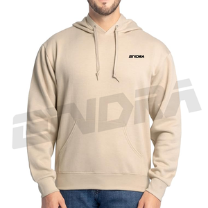 Sweat à capuche en coton pour hommes pull en polaire thermique sweat à capuche chaud haut à capuche hiver épais sweat à capuche décontracté tissu doux à capuche pour le froid - Product Image 1