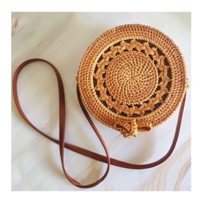 Bolsa de ratán de playa de verano de paja exportadora de Vietnam, monederos y bolsos de lujo de alta calidad para mujer 2024 - Product Image 5