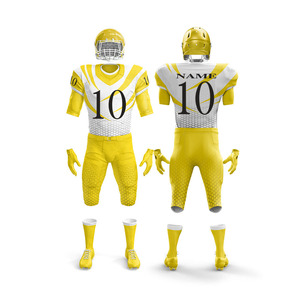 New Custom Logo & Design Multiple <b>Colours</b> Uniforms For Adults & Youth Moisture Wicking Lightweight American Football Uniforms - Product Image 2