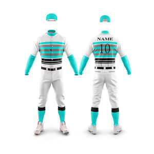 Uniformes de béisbol con logotipo personalizado 2025 Conjuntos transpirables de alta calidad con diseño de equipo impreso en 3D - Product Image 3