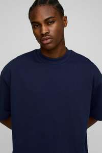 Camiseta de algodón ajustada de calidad de primera clase para hombre, logotipo personalizado de 220 gramos, estampado informal, diseño de gran tamaño, logotipo frontal, Letra de punto - Product Image 2