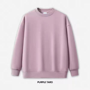 เสื้อสเวตเตอร์ฤดูใบไม้ร่วงของเด็กผู้หญิงทรงหลวมโอเวอร์ไซส์ปักลายด้านหน้ากันหด350gsm ตามสั่งสำหรับฤดูหนาว - Product Image 3