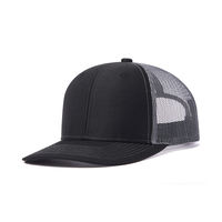 Casquettes Richardson de haute qualité en gros, casquette trucker 7 panneaux personnalisable 100 % coton vierge avec maille, réglable, respirante