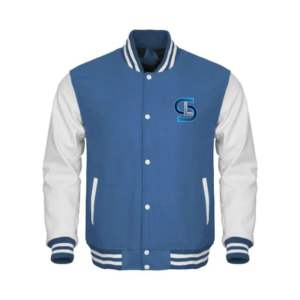 Chaqueta universitaria con logotipo personalizado, chaqueta de hombre de béisbol universitario con bordado de mangas de cuero, chaqueta universitaria Letterman Varisty para hombre - Product Image 3