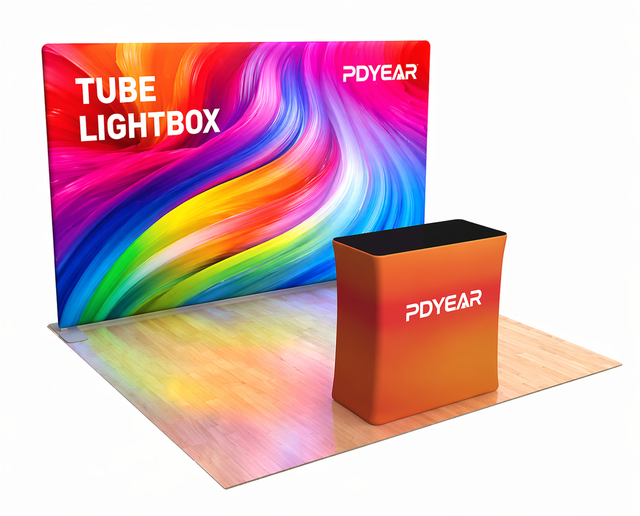Lighting Tube Light Box with High Brightness LED, Easy Installation for Advertising Display Trade Show