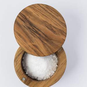 Caja de Sal de Madera de Lujo, Resistente al Polvo, de Grado Alimenticio, Acabado Superliso, Alta Calidad, Directo de Fábrica, Precio Bajo - Product Image 1