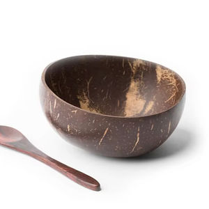 Juego de Vajilla de Camping Bohemia Ecológica Vintage 2025, Tazón de Cáscara de Coco de Alta Calidad, Decoración Artesanal Personalizada - Product Image 1