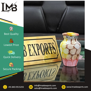 โกศใส่เถ้ากระดูกที่ระลึกจากผู้ผลิตอินเดียและผู้ส่งออกทำขึ้นเอง - Product Image 5