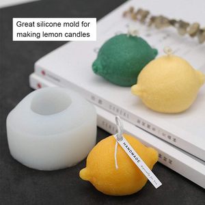 Molde de jabón de silicona de limón 3D para <span class=keywords><strong>hacer</strong></span> jabón <span class=keywords><strong>casero</strong></span> Lima silicona Chocolate Mousse pastel pastelería hornear - Product Image 4