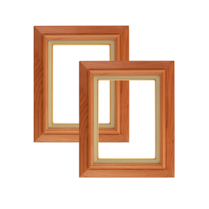 Brown Wooden Art <b>Frames</b> with UV <b>Printed</b> <b>Canvas</b> Table and Wall Decorative Paintings Moulding Floater <b>Frame</b> for Both Wood <b>Frames</b> - Product Image 2