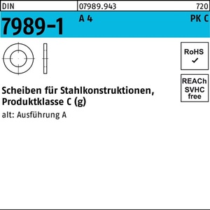 Rondelles DIN 7989-1 A4 20/22x37x8mm, paquet de 50 pièces - Product Image 1
