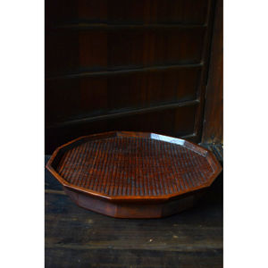 Plateau de service en bois de pin écologique de haute qualité plateau organisateur de table en bois brûlé servant des hôtels restaurants prix de gros - Product Image 1