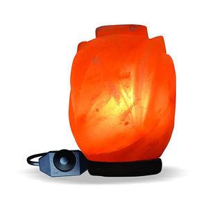 Home Decoration with <b>Wooden</b> <b>Base</b> Low Price High Quality Power Supply Custom Carved Himalayan pink Rose <b>Lamp</b> - Product Image 5