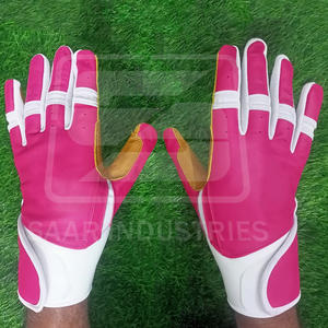 Guantes de Bateo de Béisbol Profesionales Ligeros de Cuero Vacuno Cabretta Hechos a Medida al por Mayor, Color y Logotipo Personalizables - Product Image 4