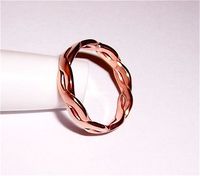 Bague biomagnétique en cuivre antique, 99,9 % cuivre pur, bijoux de mode pour hommes et femmes