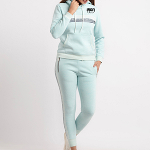 Chándales de Mujer de Alta Calidad, 100% Algodón, Lisos, Regulares, de Dos Piezas, Estampados de Invierno, Ligeros, Fabricación Personalizada - Product Image 3