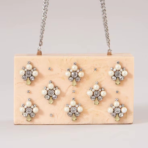 กระเป๋าคลัทช์เรซินสุดหรูแฟชั่นฤดูร้อนทำด้วยมือเป็นมิตรกับสิ่งแวดล้อมพร้อมสีสันและการออกแบบที่ปรับแต่งได้สำหรับการใช้งานประจำวันและงานเลี้ยง - Product Image 1