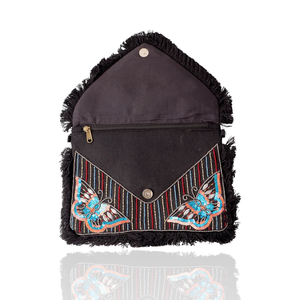Sac à bandoulière en perles Banjara Boho exclusif fait à la main | Sacs en perles Banjara Boho de créateur de soirée par glowin fashion - Product Image 4