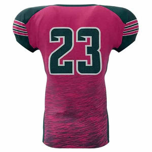 ชุดฟุตบอลอเมริกันขายดีที่สุด สไตล์ล่าสุด แขนสั้น ระบายอากาศได้ดี พิมพ์ลาย แห้งเร็ว ผ้าโพลีเอสเตอร์ 100% ชุดกีฬา - Product Image 4