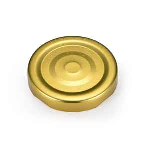 Bouchon torsadé en métal inviolable de taille 53mm pour bocaux Matériau en fer blanc Disponible en tailles 30mm 38mm 70mm 43mm - Product Image 2