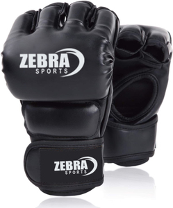 Gants de boxe en cuir PU demi-doigt des fabricants professionnels de vente directe Offre Spéciale de conception cool pour l'entraînement aux arts martiaux - Product Image 2