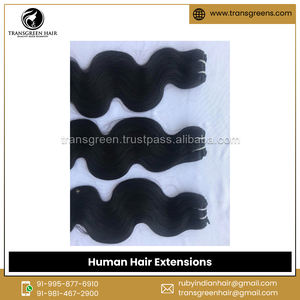 Exportador mundial que vende extensiones de cabello humano virgen peruano con ondas corporales de cabello brasileño de excelente calidad al menor precio - Product Image 4