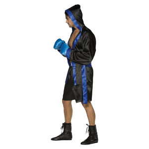Conjunto de Bata y Pantalones Cortos de Boxeo de Satén Personalizados para Hombre, Ropa de Combate Ligera de Primera Calidad, Equipo de Entrenamiento, Suministro al por Mayor OEM/ODM - Product Image 5