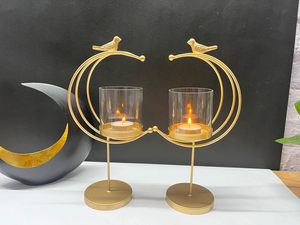 Customized Modern Metal Bird <b>Tea</b> <b>Light</b> Candle Holders Handmade Iron Stand Indoor Outdoor Christmas Decor Tealight Gift Weddings - Product Image 6