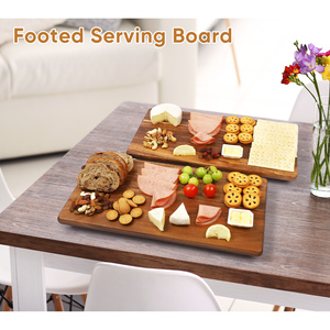 Natural Wooden Serving Tray Decorative Cake and Dessert <b>Board</b> - Product Image 4