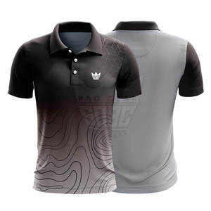 Chemises de golf pour hommes personnalisées avec logo OEM, manches courtes, séchage rapide, respirantes, écologiques, vente en gros 2026 - Product Image 3