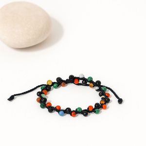 สร้อยข้อมือลูกปัดสีรุ้งคุณภาพสูงทำด้วยมือปรับได้ของขวัญที่ดีที่สุดสำหรับผู้หญิงและแฟชั่นแบบลำลอง - Product Image 5