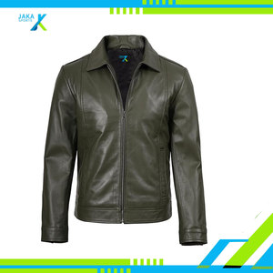 Chaqueta Bomber de Invierno para Hombre, de Piel de Cordero Genuina, Suave, Clásica, Estilo Vintage, Informal, Elegante, Ajustada - Product Image 4