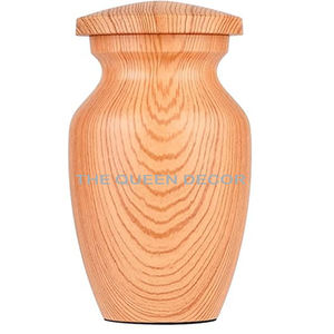 Urnes de crémation en forme de pomme en bois pour cendres Urnes en bois naturel Fournitures funéraires Urnes de crémation de style moderne - Product Image 6