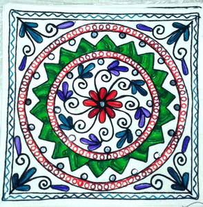 Los mejores precios, fundas de almohada decorativas navideñas bordadas a mano del fabricante indio, patrón impreso, sofá, almohada para uso doméstico - Product Image 2