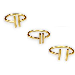 Anillo de nudillo de Plata de Ley 925 chapado en oro de 24 quilates con piedras preciosas naturales, juego clásico de rubí para fiestas de boda de mujer - Product Image 6