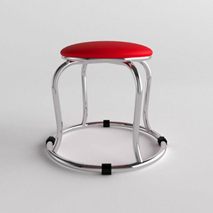 Modern Low-Profile Stainless Steel <b>Stool</b> - Product Image 1