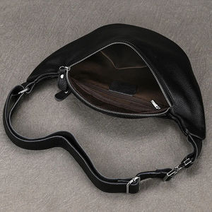 Sac à bandoulière marron personnalisé pour un usage quotidien Sac à bandoulière en cuir de vachette véritable pour hommes - Product Image 6