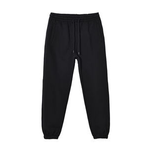 Pantalones Deportivos Casuales de Invierno para Hombre al por Mayor - Ecológicos 100% Algodón Lona Felpa Gruesa Cintura Elástica Cierre con Cordones Estampados - Product Image 5