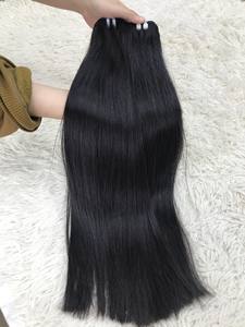 Extensiones de cabello vietnamita Virgen sin procesar 100%, blanqueador de un solo donante, cutícula recta alineada, máquina de cabello humano Doble - Product Image 3
