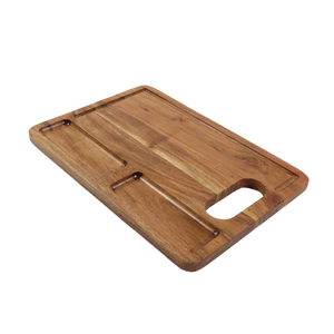Logo personnalisé Eco-Style Unique Planche à découper rectangulaire en bois d'acacia Bloc à découper en bois pour la cuisine Maison Hôtel Restaurant - Product Image 2