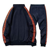 Chándal informal de lana de algodón para hombre, gran oferta OEM 2019, traje deportivo de talla grande estampado personalizado, respetuoso con el medio ambiente para el invierno