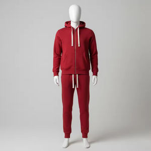 Survêtement respirant pour homme, survêtement sur mesure de haute qualité pour homme, ensemble décontracté, 100% coton, survêtement d'entraînement unisexe - Product Image 1